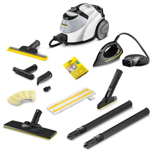 Nettoyeur vapeur Karcher SC 5 EF Iron Select Bath Edition - Pression 4.2 bar- Débit vapeur 50 g/min- Fer à repasser inclus- accessoires salle de bain