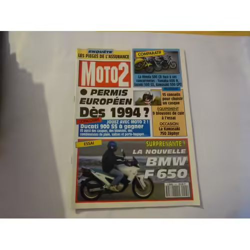 Moto 2 45 De 1993 Honda Cb500,Kawasaki Gpz500,Suzuki Gs500e,Yamaha 600 Diversion,Bmw F650,Kawasaki 750 Zephyr,Wagner