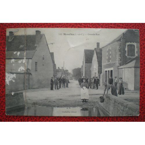 Marolles (41) - Grande Rue - Carte Postale Ancienne - Cpa