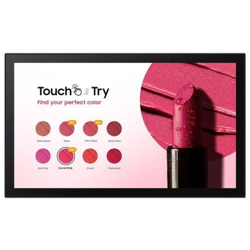 Samsung QB13C-T - 13" QBC-T Series écran LCD rétro-éclairé par LED - signalétique numérique interactive - avec écran tactile (multi-touches) - Tizen OS - 1080p 1920 x 1080 -...