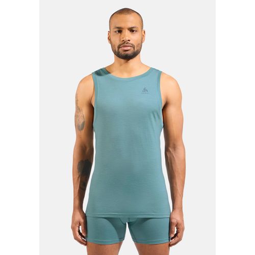Odlo Débardeur Technique À Col Rond En Laine Mérinos 160 Natural Pour Homme, L, Vert