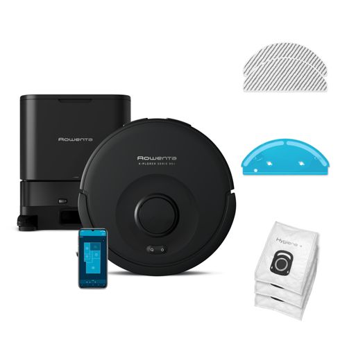 ROWENTA RR87D5WH Rowenta X-PLORER Serie 85+, Aspirateur robot laveur, 6 000 Pa,