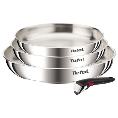 Tefal L8968445 Ingenio Emotion, Set 4p, Inox Non Revêtu