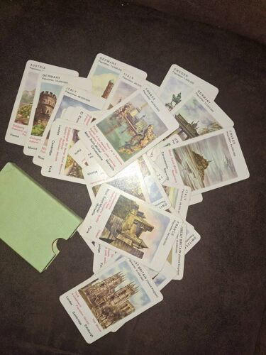 Vintage - Famous Cities – A Happy Families Game No287 Piatnik Vienna
