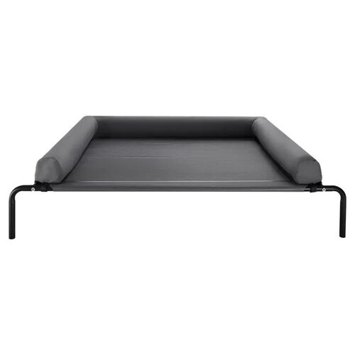 Lit Surélevé Pour Chiens Et Chats-Duoku-Couchage Pour Animaux Avec Coussin Amovible-Panier Rafraîchissant En Maille Respirante