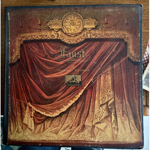 Charles Gounod - Faust 1953 Coffret 4x33t Mono - La Voix De Son Maitre Falp 261 262 263 264 - Pathe Marconi France - Livret Max Dollone - Premier Pressage Complet