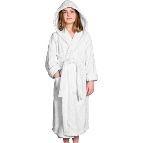 Peignoir Enfant Coton Blanc 2 Ans