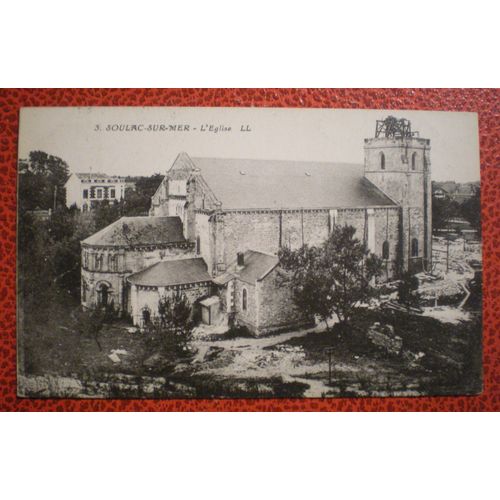 Soulac-Sur-Mer (33) - L'Eglise - Carte Postale Ancienne - Cpa