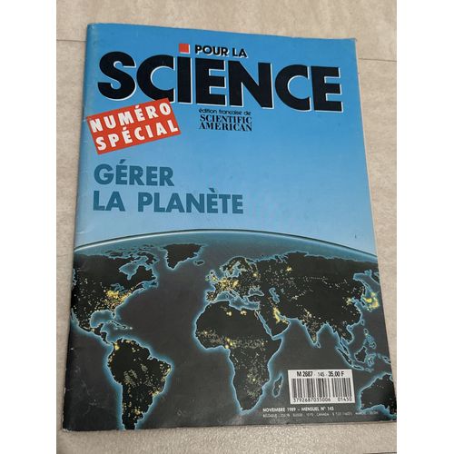 Pour La Science N°145 Gérer La Planète - Numéro Spécial 