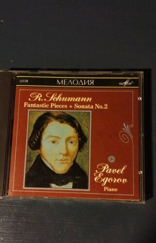 Schumann. Fantastic Pièces - Sonatas N°2. Pavel Egorov