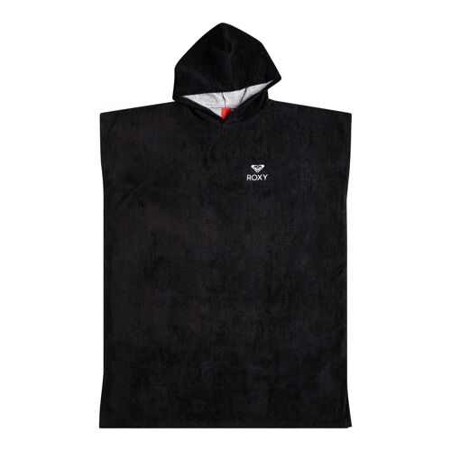 Roxy - Women's Sunny Joy Poncho Towel - Poncho Surf Taille One Size, Noir