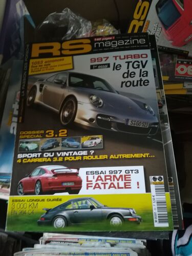 Rs Magazine 60 De 2006 997 Turbo,997 Gt3,Carrera 3.2 Clubsport,Look 2.7 Rs,Look 3.0 Rs,356 Roadster America,964 Carrera 4,Pgo Cevennes