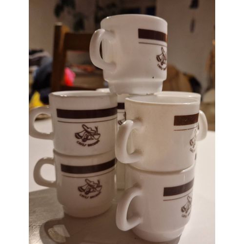 9 Tasse A Café , Marque Cafés Bacquie. Diamètre 5,5cm