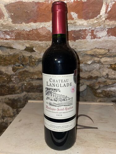 Vin Bordeaux - Montagne St. Emilion - 2020 - Château Langlade