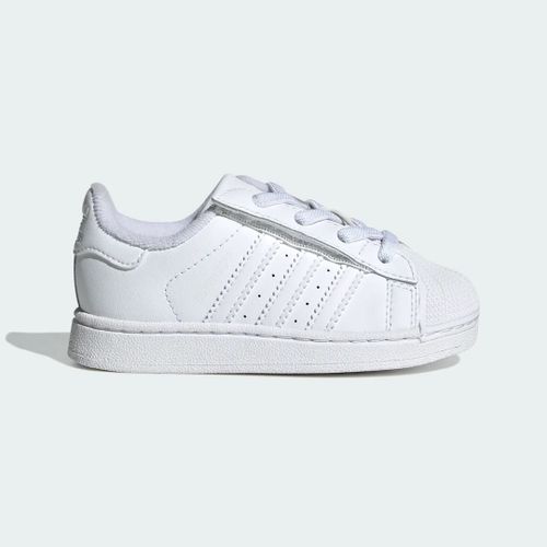 Chaussure À Lacets Élastiques Superstar Ii Enfants Adidas - Cloud White / Cloud White / Cloud White - 22