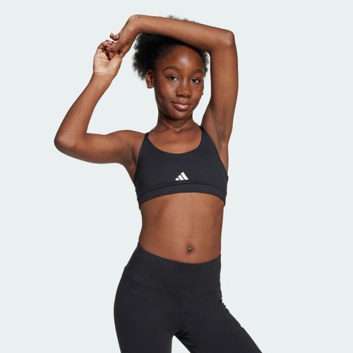Brassière Training Essentials Maintien Moyen Enfants Adidas - Black / White - 11-12a