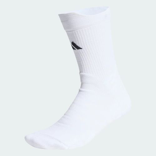 1paires De Chaussettes Mi-Mollet De Tennis Rembourrées Adidas - White / Black - 37-39
