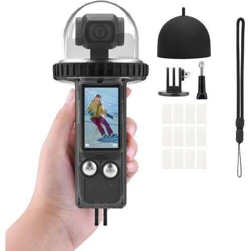 Valise Étanche Osmo Pocket 3 - Coque de Protection 40M pour Plongée, Ski, Surf et Natation - Compatible DJI Osmo Pocket 3 - Noir.