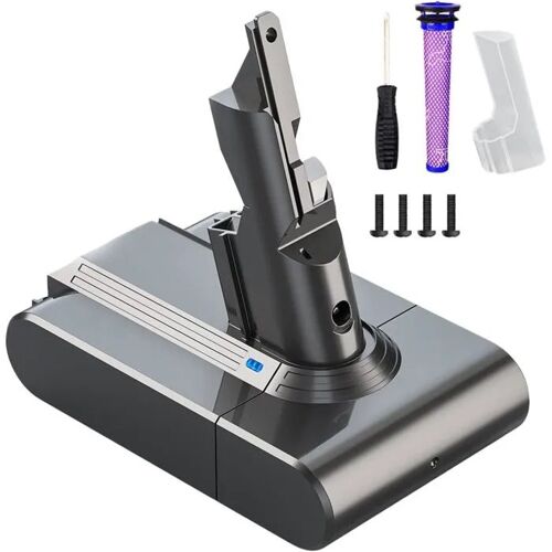 Batterie de Remplacement 6.0mAh pour Dyson V7 SV11 - Compatible Motorhead, Animal, Trigger, HEPA, Car+Boat, Absolute.