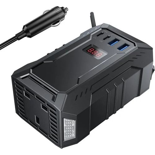 Bestek Convertisseur Sinusoïdal 400w 12v À 220v Avec Charge Rapide Usb-C Et Prise Eu.