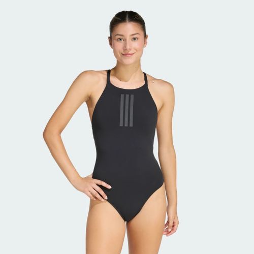 Maillot De Bain Bretelles Fines Matelassé Côtelé Iconisea Adidas - Aurora Coffee - 46