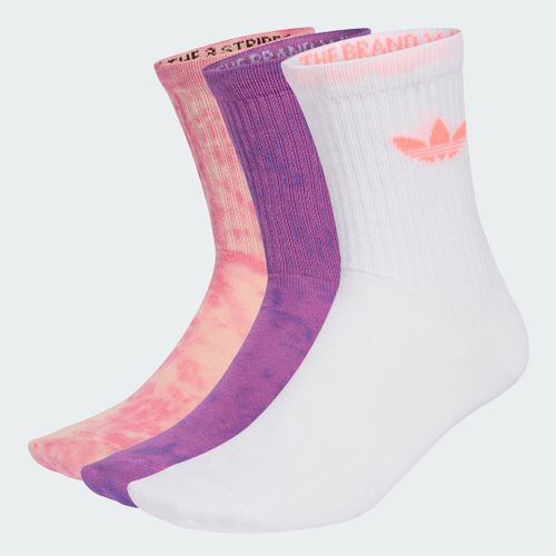 Chaussettes Tie Dye (3 Paires) Adidas - Blush Pink / Purple Rush / White - 40-42