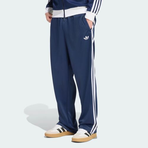 Pantalon Large Adicolor Adidas - Night Indigo / White - S