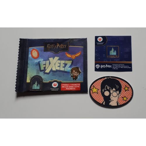 Fixeez Harry Potter Des Magasins U 2025 - Modèle Harry - Patch En Tissu Réutilisable - Avec Une Vignette