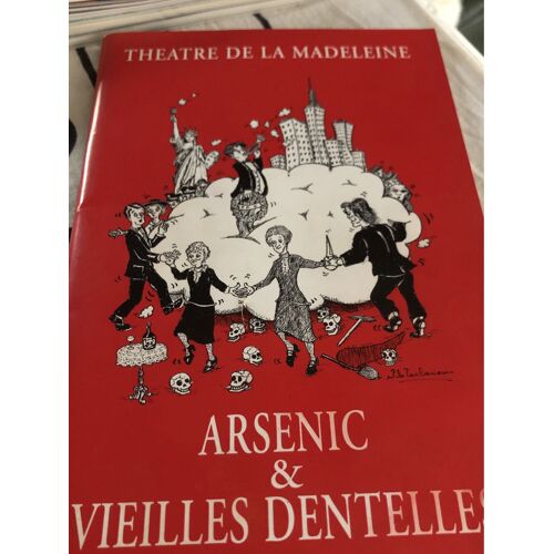 Programme Du Théâtre De La Madeleine : Arsenic Et Vieilles Dentelles .1995