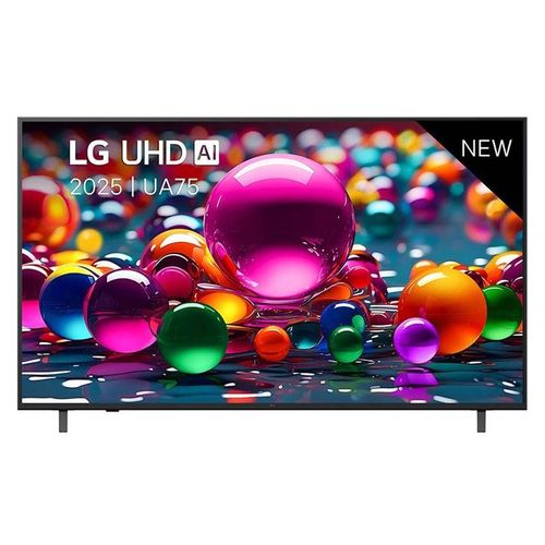 LG 65UA75006LA - 65" UA75 Series TV LCD rétro-éclairée par LED - UHD AI - Smart TV - webOS - 4K UHD (2160p) 3840 x 2160 - HDR - Direct LED
