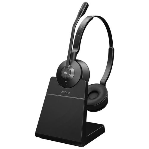 Jabra Engage 55 SE Stereo - Micro-casque - sur-oreille - DECT - sans fil - USB-A via adaptateur DECT - Certifié pour Microsoft Teams