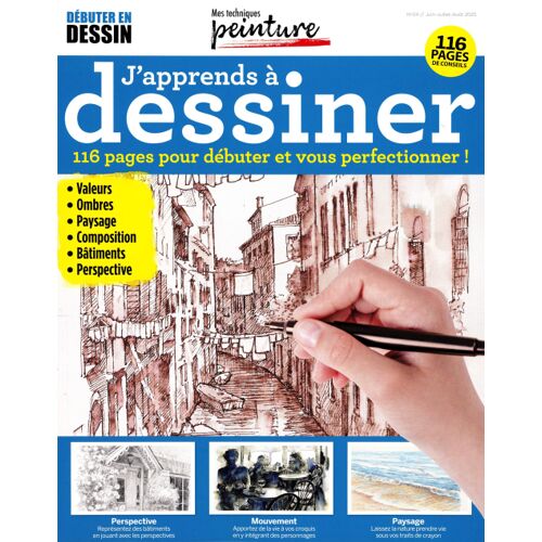 Mes Techniques Peinture 4 J'Apprends A Dessiner 116 Pages Pour Débuter Et Vous Perfectionner