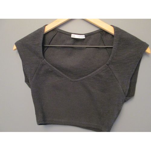Top Court Noir Zara Taille S