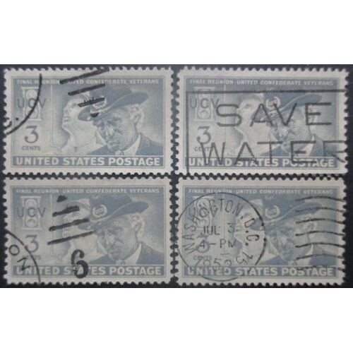 Etats-Unis N°549 X 4 Oblitéré