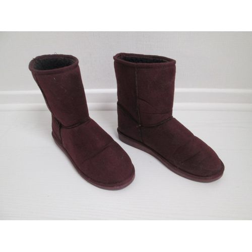 Bottines Fourrées Bordeaux Canadians Taille 39