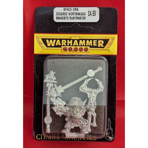 Warhammer 40k - Gw, Citadel - Zodgrod Wortsnagga Snakebite Runtmaster (Mib)