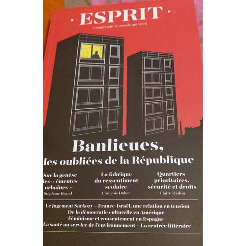 Revue Esprit Numéro 527 - Novembre 2025 - Banlieues, Les Oubliées De La République