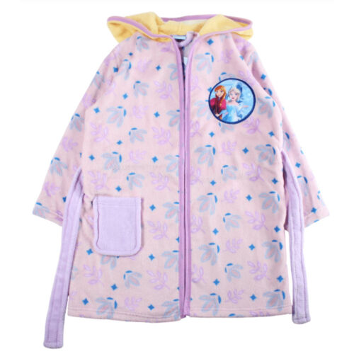 Peignoir - Robe De Chambre La Reine Des Neiges 2 Disney Enfant (Taille 7-8 Ans,Couleur Rose)