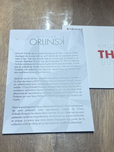 Richard Orlinski, Ours, Pompon