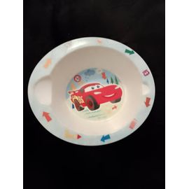 Assiette Creuse 6/18 Mois Motif Cars Coloré.