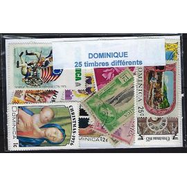 Dominique 25 Timbres Différents