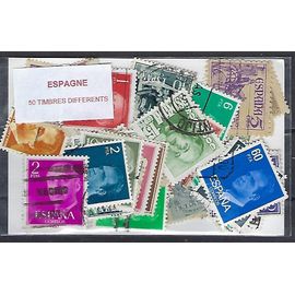 Espagne 50 Timbres Différents