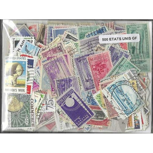 Etats-Unis Commémoratifs Grands Formats 500 Timbres Différents