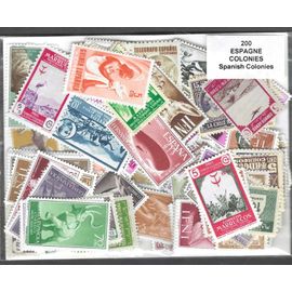 Espagne Colonies 200 Timbres Différents