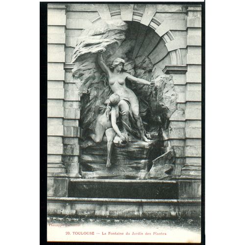 Carte Postale N°20 , Toulouse , La Fontaine Du Jardin Des Plantes