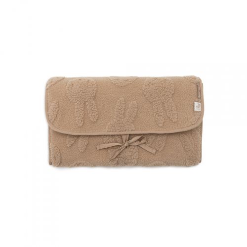 Tapis À Langer Nomade Miffy Jacquard Teddy Biscuit