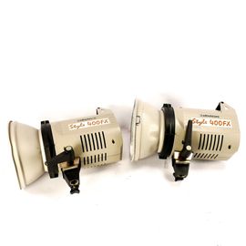 Kit Flash Elinchrom Style 400 FX x2 + parapluies, pieds, valise ect… - 706012