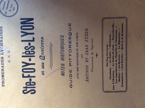 Sainte Foy Lès Lyon - Livre - Guide Pittoresque -
