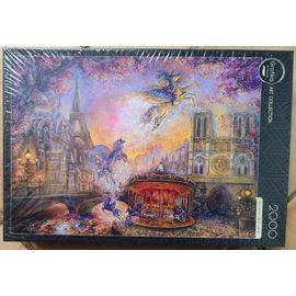Beau et grand puzzle 2000 pièces Magical Merry go round de chez Grafika (98 x 69 cm)
