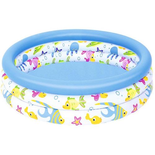 Piscine gonflable Ocean Life Fant Pool, pataugeoire bleue, 1,02 x 23 cm -
